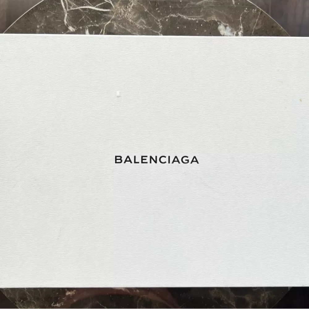 Balenciaga Leather and Suede Women’s Black High-Top Sneakers - Picture 12 of 13